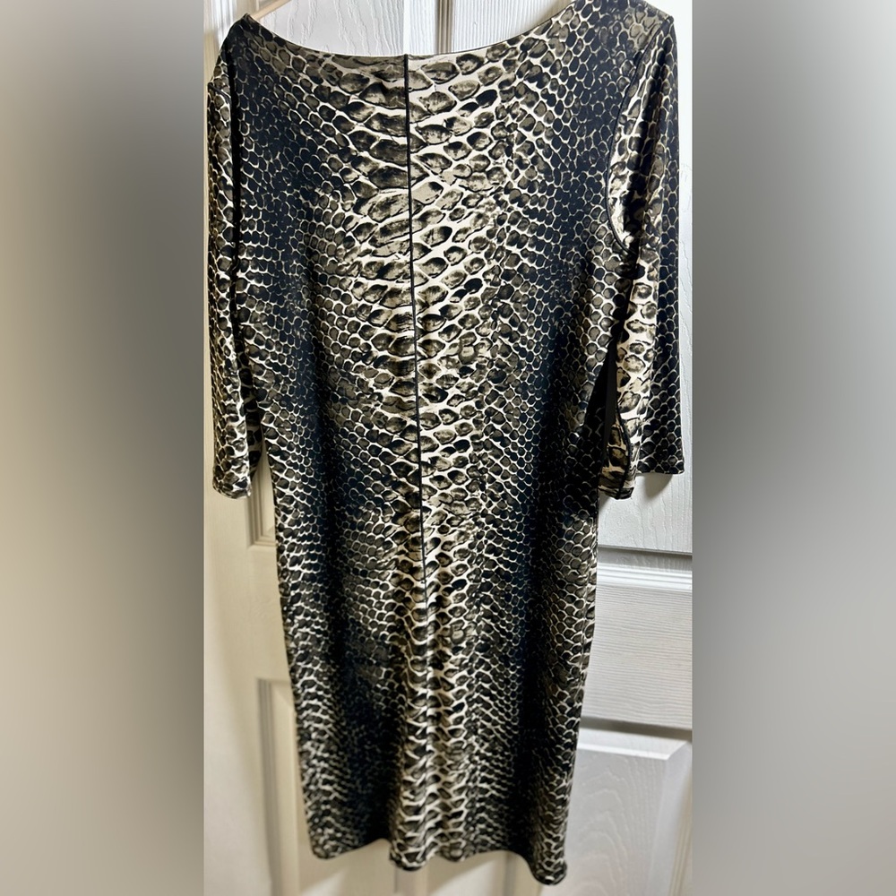 Eva Varro Python Pattern Dress NWT - image 2